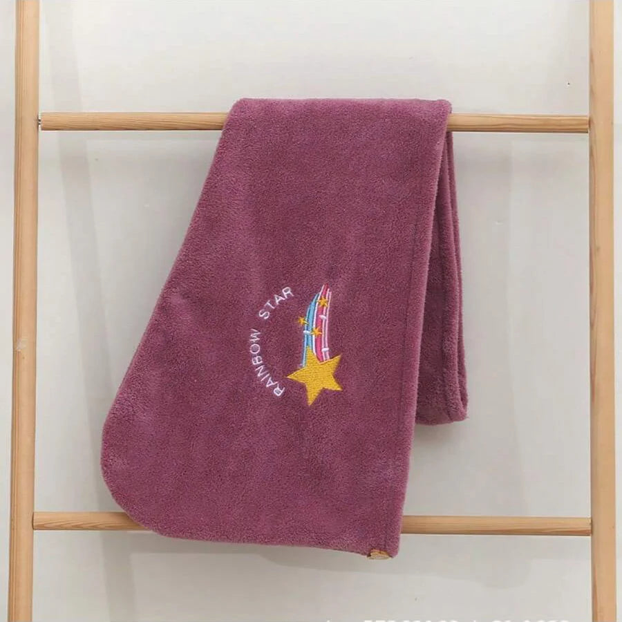 Fast-Drying Fleece Hair Wrap