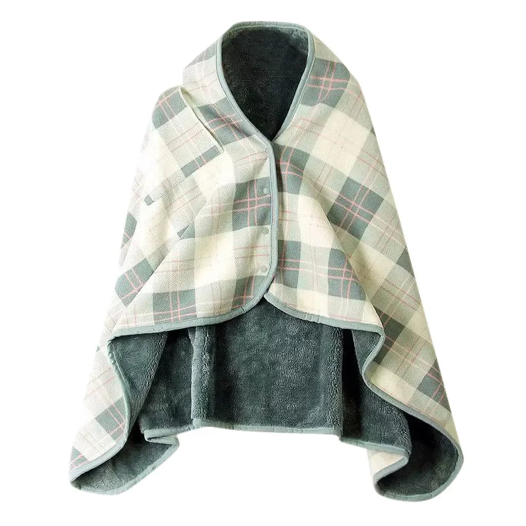 Multifunction Plaid Shawl Scarf for Women