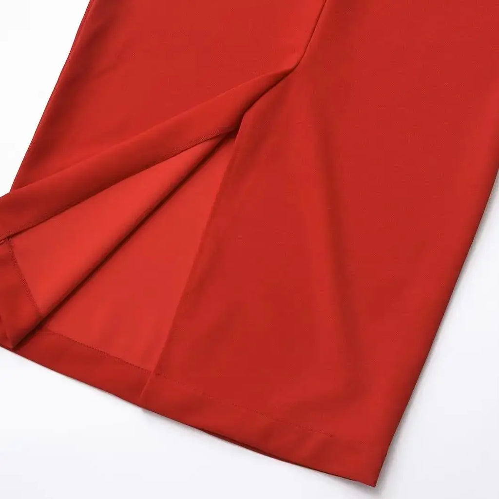 Women’s V-Neck Mini Dress – Slim Fit Summer Beach Dress