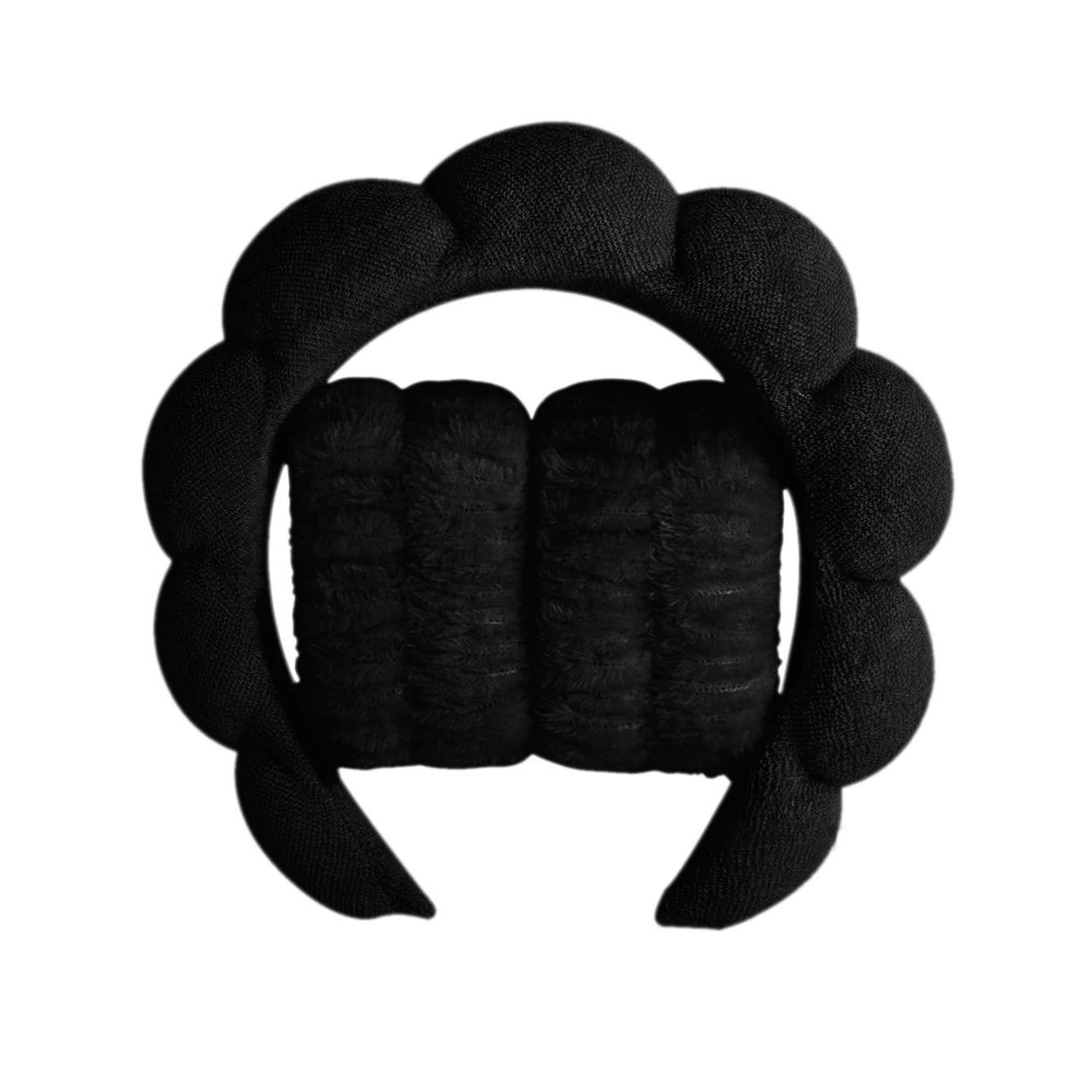 3Pcs Microfiber Spa Headband & Wristbands Set