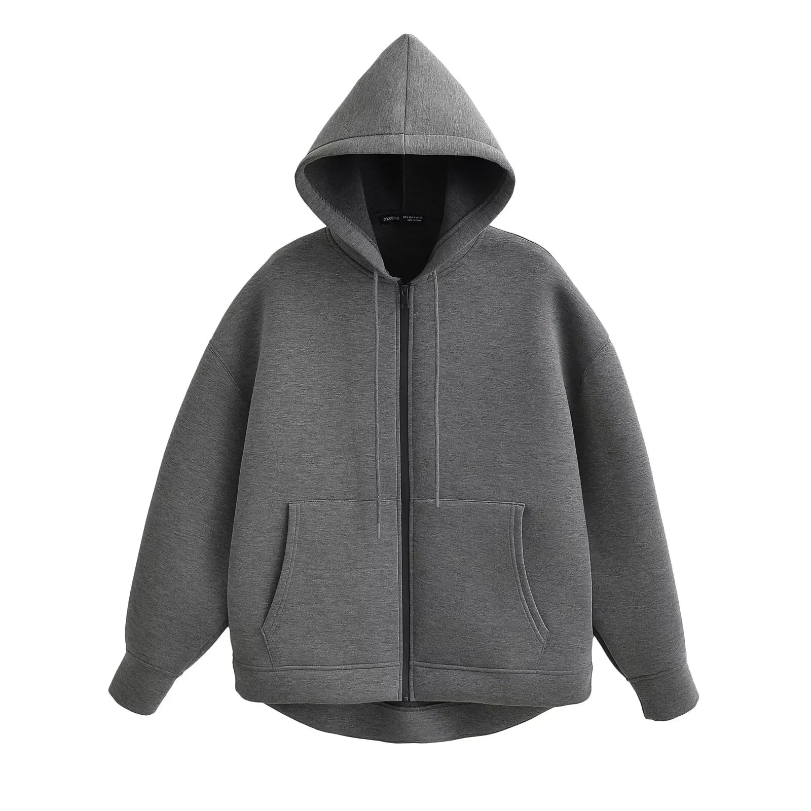 Women’s Gray Hooded Outerwear Coat