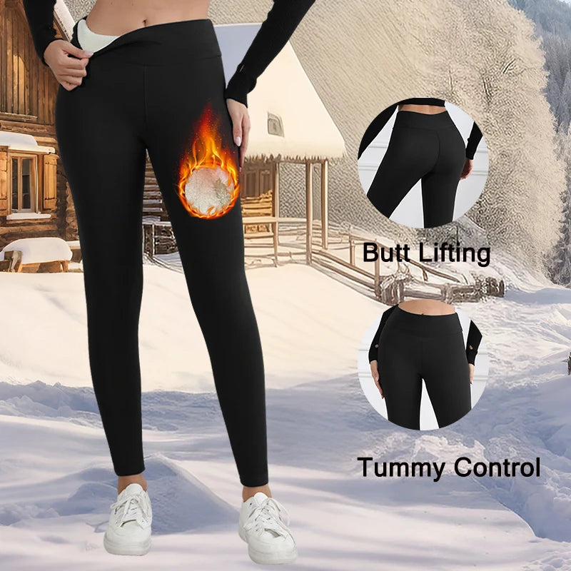 Warm Fleece High-Waist Leggings