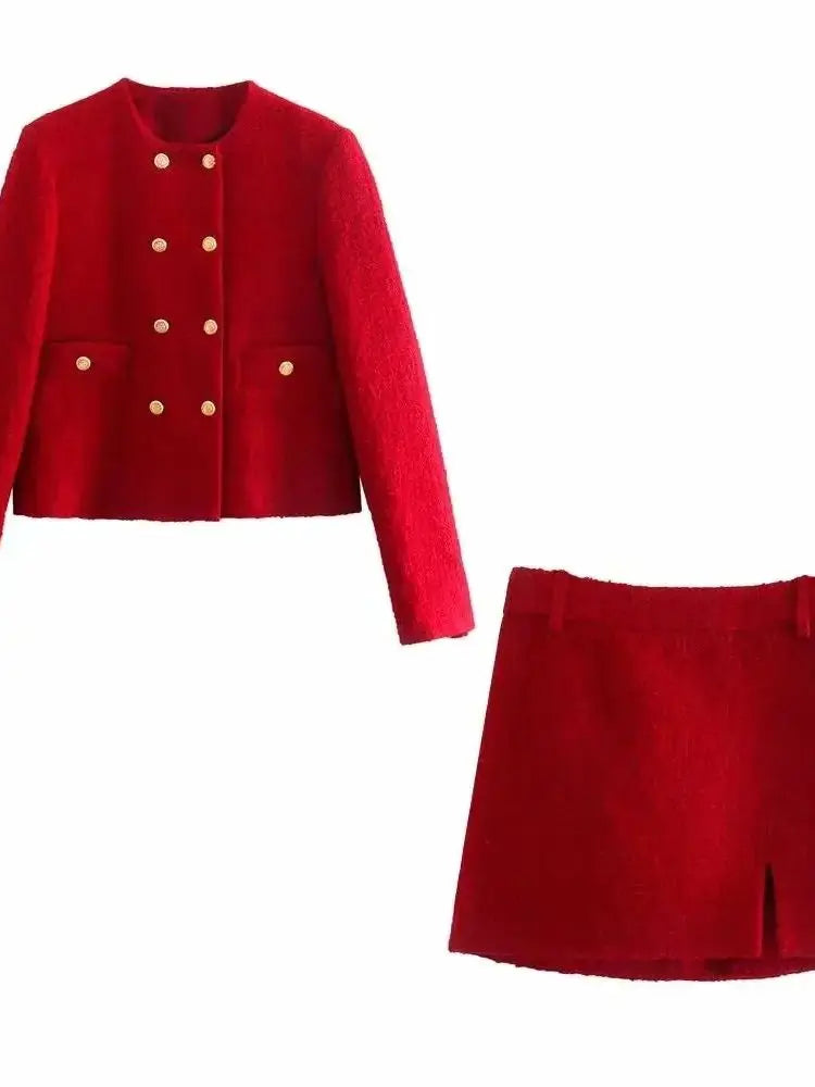 Elegant Women’s Skirt Suit Set