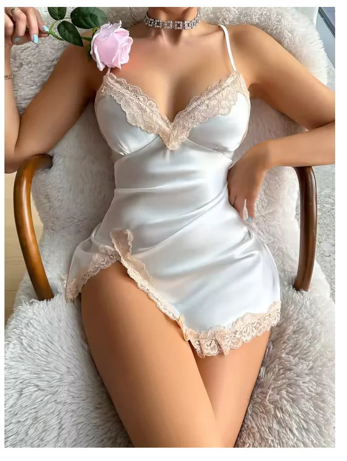 Valentine’s Perfect Leopard Lace Nightdress ❤️