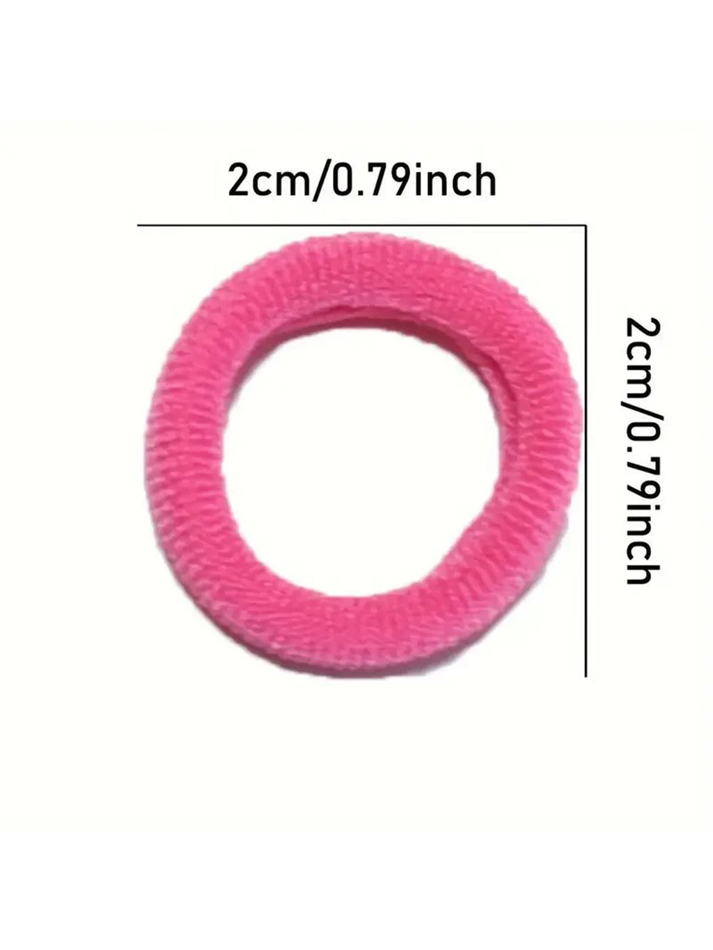 200PCS Colorful Nylon Hair Bands – Elastic Ponytail Holders