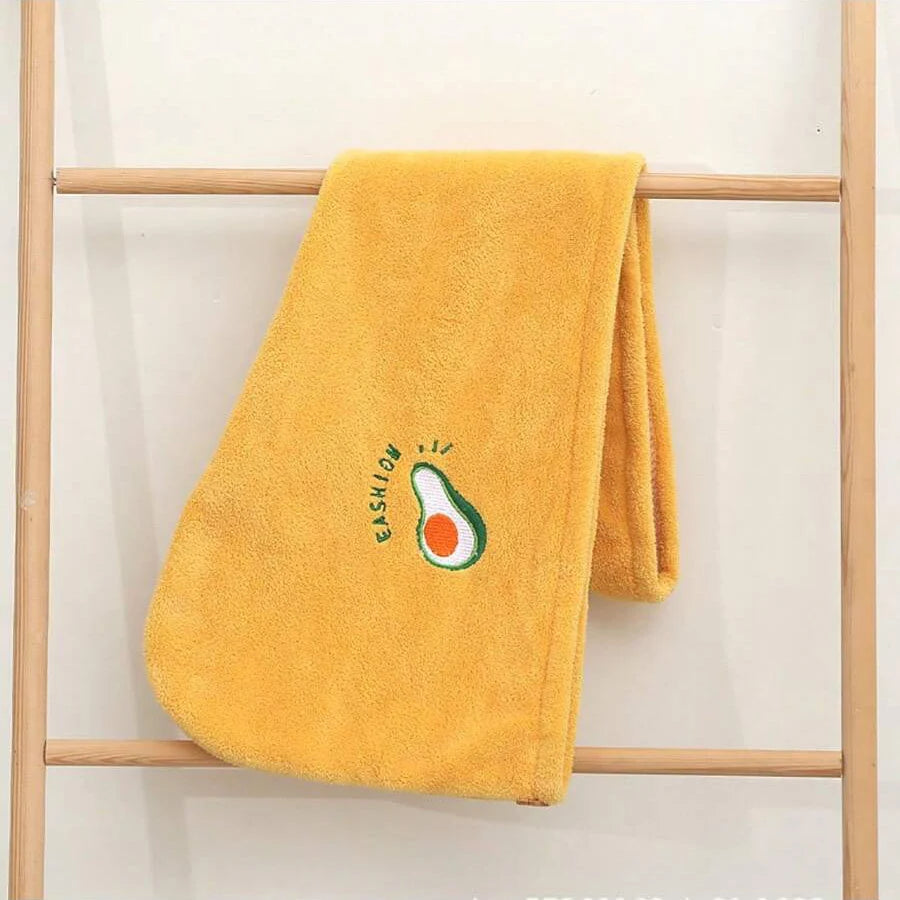 Fast-Drying Fleece Hair Wrap